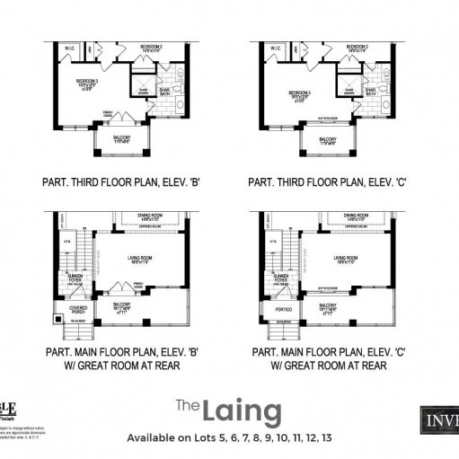 laing floorplan elevation b c