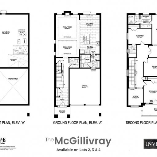 mcgillivary floorplan elevation a